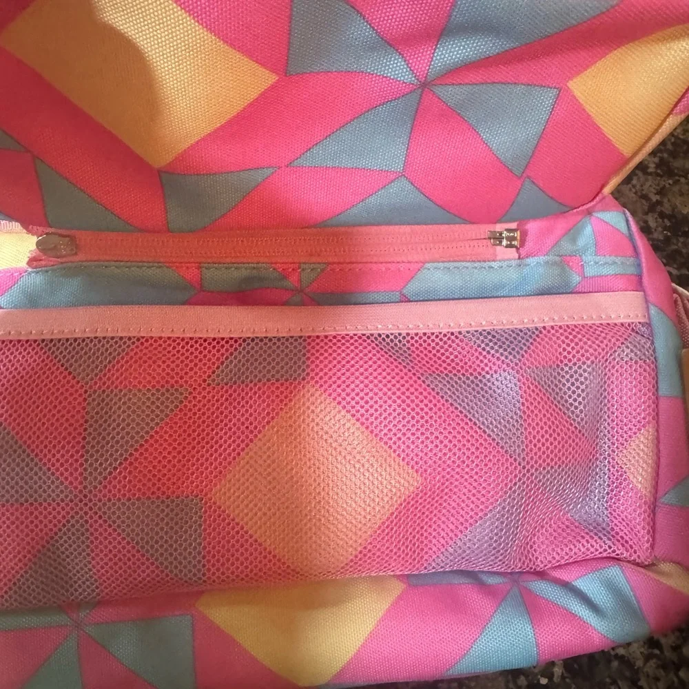 Stroller caddy - Colorful Geometric !